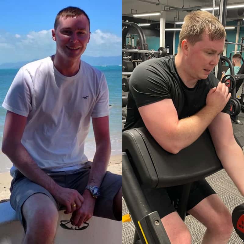 Example of client fitness transformation