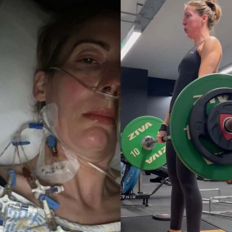 Example of client loosing weight transformation