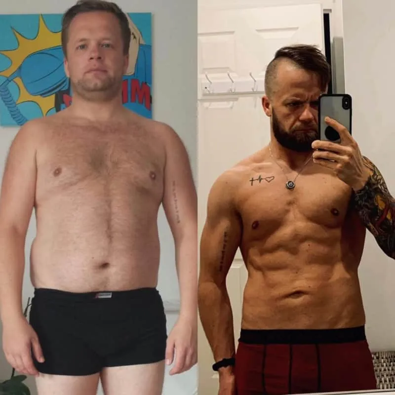 Another example of client fitness transformation