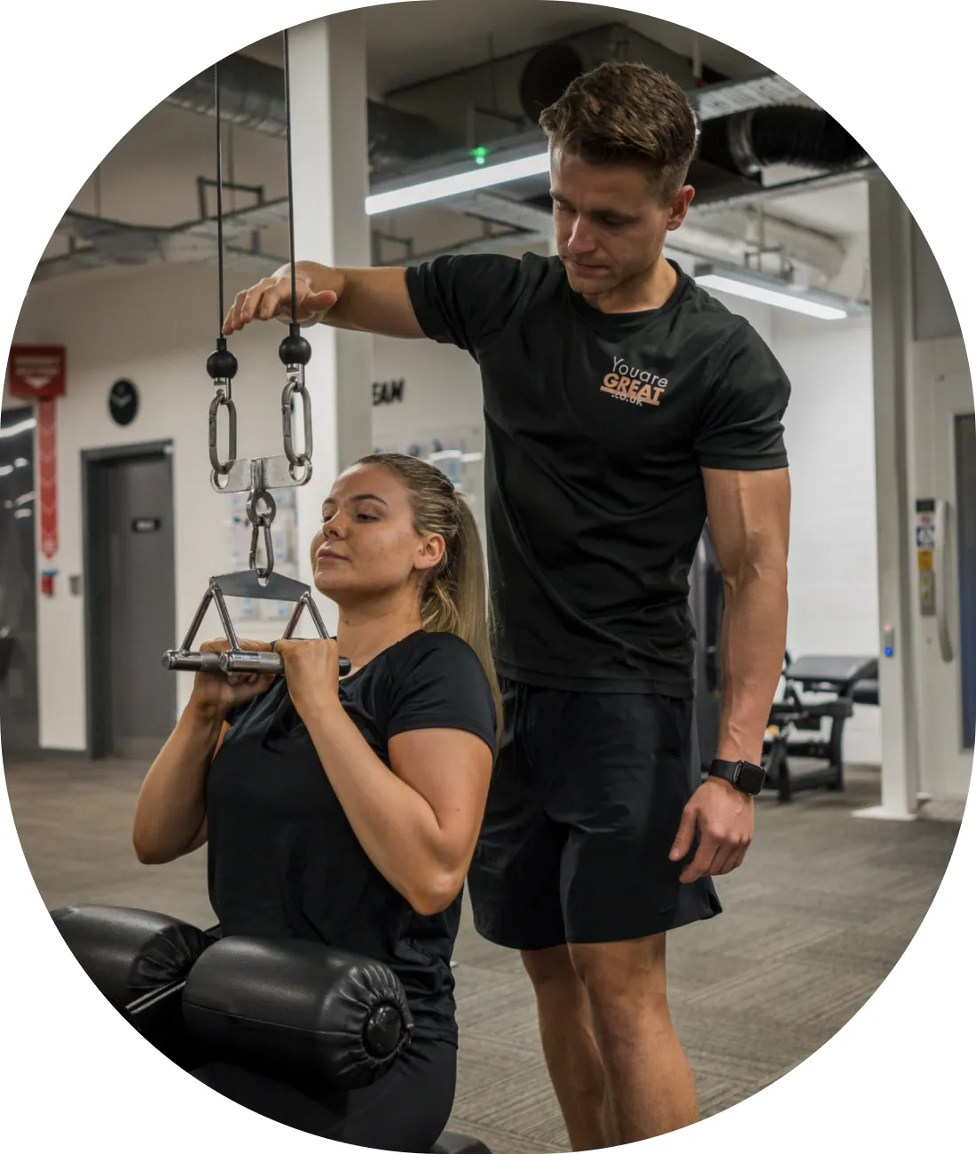 Another Personal trainer client