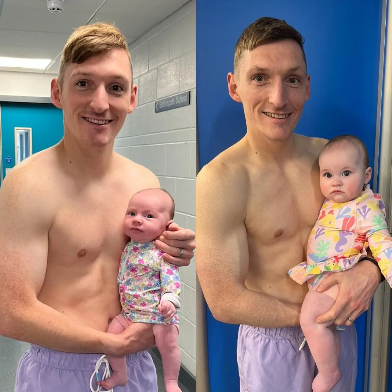 Example of client fitness transformation